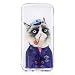 Produktbild flymaff Galaxy J3 (2017 Europäische Version) Fall/Galaxy J330 Fall J3/Pro (2017) Fall + [gratis Displayschutzfolie], Slim stoßfest klar Muster weiche Biegsame TPU Backcover, Captain Cat, Samsung Galaxy J7 2017/J730/J7 Pro (2017)