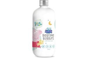 Good Bubble Peppa Pig Bedtime Bubbles with Aloe Vera 250ml - Tear-Free Baby Bubble Bath with Allergen-Free Fragrance - Hypoallergenic Bubble Bath for Babies
