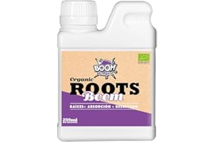 Boom Nutrients | Fertilizante/Estimulador orgánico de Raíces/Enraizante Potente Plantas | Organic Roots (250 ml)