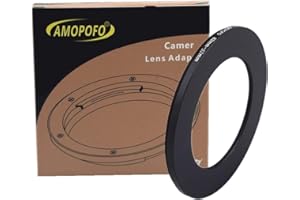 AMOPOFO 82 to 52mm Camera Filter Ring/82mm to 52mm step down ring Filter Adapter for UV,ND,CPL,Metal Step down rings,Compatible with for All 52mm UV,ND,CPL Camera Filter accessories.(82-52mm)