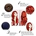 S-noilite Women Full Head Wigs 22Inch Long Layer Cosplay Party Fancy Dress Synthetic Orange