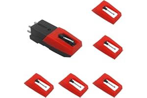 SourceTon Plattenspieler-Plattenspieler-Plattenspieler-Plattenspieler-Plattenspieler und 4 Nadel-Eingabestift für LP Phonograph-Plattenspieler, 5 Stück