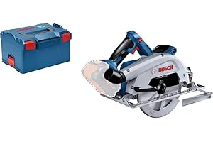 Bosch Professional system 18V: akumulatorowa pilarka tarczowa GKS 18V-68 C (1 tarcza, prowadnica równoległa, walizka L-BOXX)