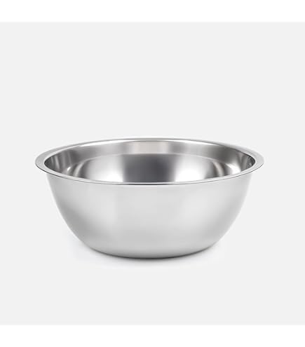 Mixing Bowl With Lid Set 5 Piece Stainless Steel Mixing Nesting Bowls For Salad - View #5