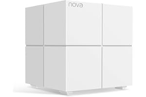 Tenda Nova MW6-1 Mesh Wi-Fi System: Add-on Unit for Network Expansion of the Nova MW6 Mesh Wi-Fi System. Single Add-on unit simply connects to an existing Nova MW6 network via the App (Pack of 1)