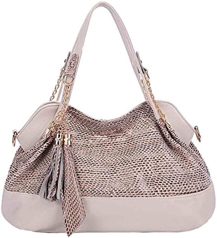 KUWOMINI. Women Bags Spring Summer Fall Winter All Seasons PU Shoulder Bag With Rivet For Wedding Event / Party Casual Formal Outdoor Office \u0026 Career,Pink-AllCode