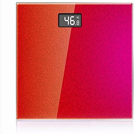 Red Discoloration-High Precision Digital Bathroom Body Weight Scale/Different Light, Creating Different Colors Design,Light The Beautiful Life