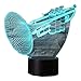 Produktbild Ahat Romantische 3D Led Illusion Tisch Schreibtisch Deko Lampe 7 Farben ändern Nacht Licht für Schlafzimmer Home Decoration, Hochzeit, Geburtstag, Weihnachten und Valentine Geschenk(Trompete)