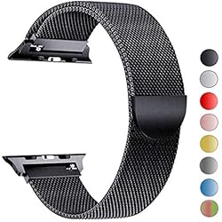 MouKou Compatible Correa para Apple Watch 38MM 40MM 42MM 44MM, Milanese Sport Compatible Correa para iWatch Series 4/3/21