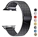 Produktbild Tervoka Ersatz Armbänder für Apple Watch Series 4 40mm und Series 3/2/1 38mm Schwarz Milanese Mesh-Schlaufe mit Magnetverschluss aus Edelstahl Ersatzarmband