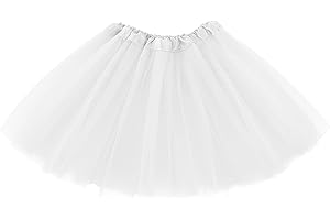 Molain Tutu 3 Layers Top Tulle Skirt Ballet Glitter Sequins Gauze Costume Christmas Parties Ballerina Dance Half Skorts Vintage Prom Dress-up