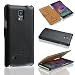 Produktbild Ledertasche für Samsung Galaxy Note 4 echt Leder HANDGEFERTIGT Hülle Case Etui Flip Case Schutzhülle SCHWARZ CoinKeeper
