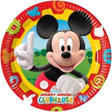 Mickey Maus Wunderhaus Pappteller Groß 23cm - 2