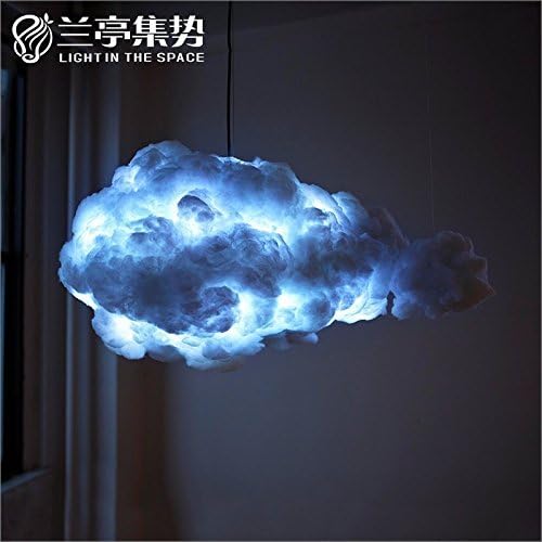 Industrial Vintage Pendant Light The post-modern creative personality floating clouds Chandelier Ceiling Lighting Pendant Lamp E27 Base restaurant club silk Chandelier Ceiling Lighting Pendant Lamp E27 Base , should be 60cm