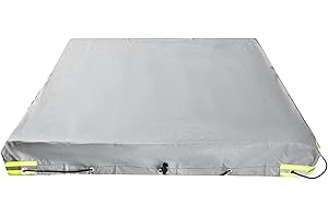 Yulokdwi Bâche de remorque | Panneau supérieur épais Anti-UV Oxford 420D résistant UV,Bâche Plate de remorque de Couverture Coupe-Vent, Convient véhicules de remorques de Transport de Voitures