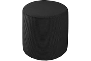JORTUIO Redondo /Cuadrada Funda Otomana Elástica Funda de Puff Taburete Cubo de 40x40/45x45/50x50 Terciopelo Funda para Reposapiés Cubierta Otomana Taburete Sofá Protector ( Color : #35 , Size : 40x40x40cm )