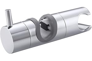 KES Handbrause Halterung Duschhalterung 16-19 mm Verstellbar Duschkopfhalterung Brausehalter ABS Material Duschkopf Halterung Duschbrause Halter Duschkopfhalter Poliert Chrom, PB10S19-CH