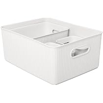 Productos - Cesta Organizadora Rectangular Baobab, 22L de Capacidad, Plástico de Alta Ca Productos - Cesta Organizadora Rectangular Baobab, 22L de Capacidad, Plástico de Alta Ca