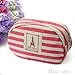 Fashion Lady Make Up Bag Cosmetic Bag Toiletry Bag Handbag Holder Bag Pen Case (Red)