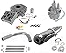 Produktbild TUNINGSET für Simson S51 Enduro mit - 60ccm 4-Kanal Zylinderset + Ø 41'er 1 Ring Kolben + Kopf - BVF 19N1-11 Tuning-Vergaser - Ø 32'er RESO Auspuff + Krümmer