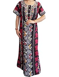 Indiatrendzs Women Nighty Cotton Printed Sleepwear Free Size