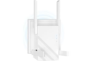 Répéteur WiFi, Amplificateur WiFi 2.4GHz Puissant Répéteur WiFi sans Fil, 4 Antennes, Port Ethernet, 300Mbps WiFi Extender Booster Compatible avec Toutes Les Box Internet, Augmente la Couverture