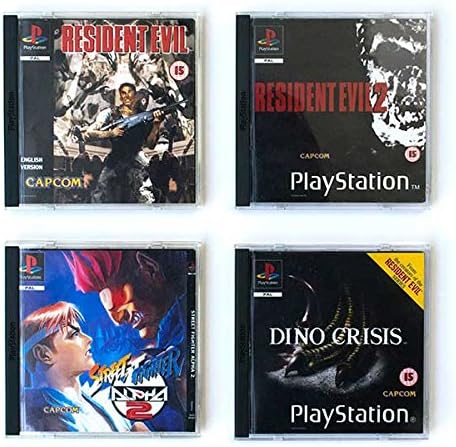 Playstation Coaster Retro Game cases vol 3 Official vintage 4 pack One Size