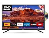 Cello 32″ C32SFSD Superfast Smart LED TV with Built-In DVD Player