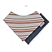 Sterntaler - Triangle striped scarf baby, orange - 1orange