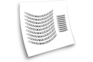 STAR SAM Autocollants compatible avec de Jante de vélo VTT Bontrager Kovee TLR MTB 29"