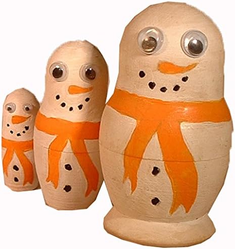 Painta Pets Paint Your Own Nesting Snowman