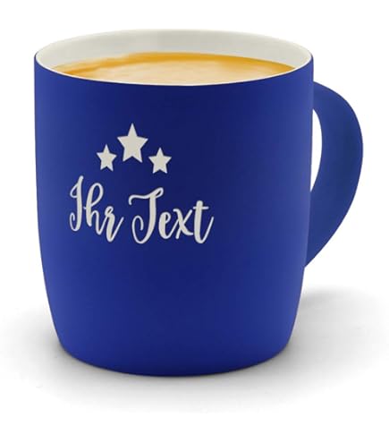 Personalisiert Tasse „Manuel“ Mit Tagcloud-Design – 325 Ml, Spülmaschinenfest, Aus Steingut, Weiß Mit Schwarzem Aufdruck