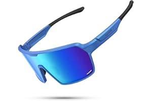 Lamicall Polarizadas Gafas de Sol para Ciclismo - [29g Ultraligero] UV400 Protección, TR90-Marco, Ajustables Gafas de Sol Deportivas Mujeres Hombres para Pesca/Running/Senderismo