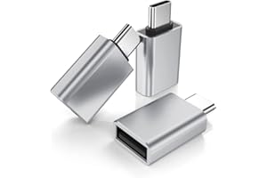 BASESAILOR USB C męski na USB 3.0 żeński 3-Pack, Thunderbolt 3 Typ C OTG USB C męski na USB żeński adapter do MacBooka Pro, Air,Chromebook, Microsoft Surface Go, Samsung Galaxy S20 S21 S22