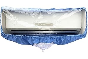 3S SuperSamaStore Cover di Protezione per Pulizia e Sanificazione di Split di Impianti di Condizionamento, Custodia Protettiva in Telo per Copertura Durante Manutenzione Condizionatori, L 100-130 cm