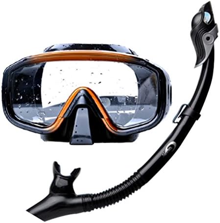 GTUKO Fashion Cool Piano Paint Frame Scuba Mirror Silicone Snorkel Dive Mask, 001