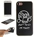 Produktbild Nancen Apple iphone 7 (4,7 Zoll) Hülle, Ultra Dünn Spezielle Weiche TPU Full Silikon Cover Case Handyhülle Schutzhülle Tasche [Don't touch my phone]
