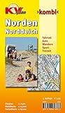 Image de Norden / Norddeich: 1:15.000 Stadtplan und Freizeitkarte 1:25.000 mit Rad- und Wanderwegen, inkl. Ci