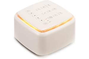 BESTBOMG White Noise Machine Máquina de Ruido Blanco, 30 Sonidos para Dormir, Temporización, Memoria, Ajuste de Volumen y Otras Funciones