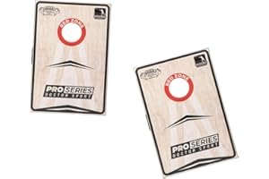 ‎DOCTOR SPORT Cornhole Professional - 1x Brett - 120x60 cm – Offizielle 15x15 cm große Bean Bags – in Tragetasche – Red Zone Original - Cornhole League 1883