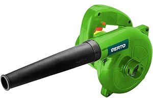 VERTO Grupa Topex 52G505 Soffiatore Aspiratore Elettrico 500W, Efficienza 2.2 M3/Min, Verde Scuro Intenso