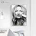 Produktbild Gulin Kate Moss Silk Poster-Gemälde, Geeignet für Wohnzimmer Coffee Shop Office Home Decor