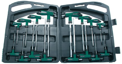 Brueder Mannesmann Werkzeuge M18190 Coffret de 16 clés à manche T