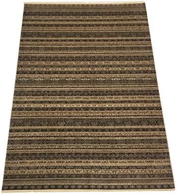 Benissimo Soft Natural Dyed Turkish 100% Wool Area Rug Glamour Collection Contemporary Living For Living Room, Kitchen And Office Long Piles, Soft Touches Ashen, Gray, Light Brown