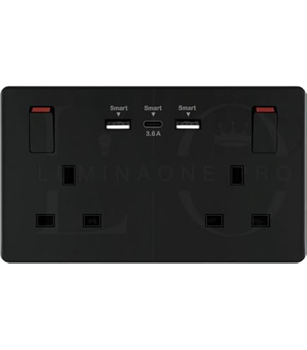 Single Pattress Back Box 1Gang 32mm Multi In/Out Points