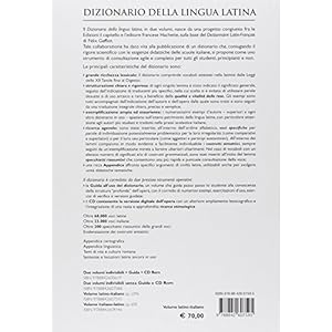 Dizionario della lingua latina. Latino-italiano