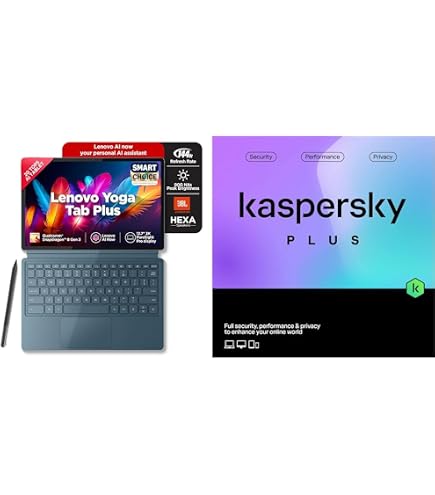 Lenovo Yoga Tab Plus Smartchoice AI Tablet with Pen + Keyboard