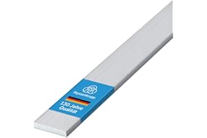 thyssenkrupp Flat Profile Made of Aluminium, Flat Aluminium Bar, Material: EN AW-6060 In Different Sizes And Lengths