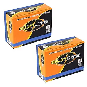 Street Fit 360 2 Pack - Tubes, 700c x 28-35 PV 48mm Presta Valve, Bicycle Inner Tube, Sunlite