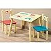 Produktbild Kesper Kinder-Tisch mit 2 Stühlen, Fiberboard-Set, Mehrfarbig